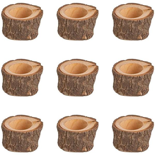 candle holders 9 pack wood tealight holders, votive tea light holder m size inner bore rustic wedding decorations
candle holders 9 pack wood tealight holders, votive tea light holder m size inner bore rustic wedding decorations