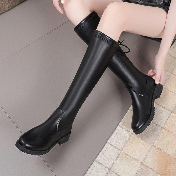 boots women's black thigh high style pu leather low-heel comfortable shoes knee-length waterproof large size 43 boot
boots women's black thigh high style pu leather low-heel comfortable shoes knee-length waterproof large size 43 boot