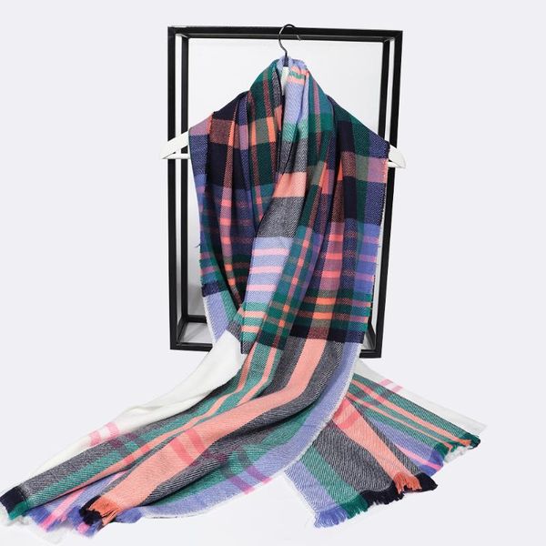 scarves autumn winter female plaid scarf foulard femme women cashmere wide lattices long shawl wrap blanket warm tippet, Blue;gray
scarves autumn winter female plaid scarf foulard femme women cashmere wide lattices long shawl wrap blanket warm tippet, Blue;gray