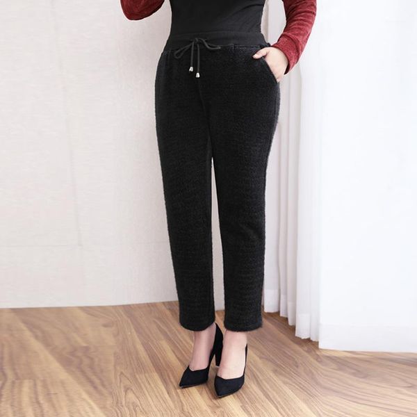 ankle length winter pants thick warm 4xl to 10xl plus size long trousers women slim high waist women's & capris, Black;white
ankle length winter pants thick warm 4xl to 10xl plus size long trousers women slim high waist women's & capris, Black;white