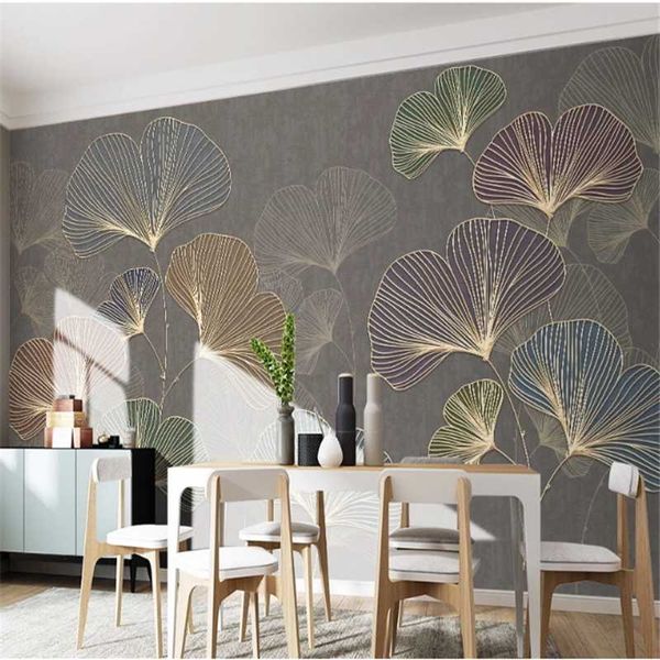 wallpapers wellyu custom large-scale mural modern minimalist light luxury line relief ginkgo leaf tv sofa background wallpaper
wallpapers wellyu custom large-scale mural modern minimalist light luxury line relief ginkgo leaf tv sofa background wallpaper
