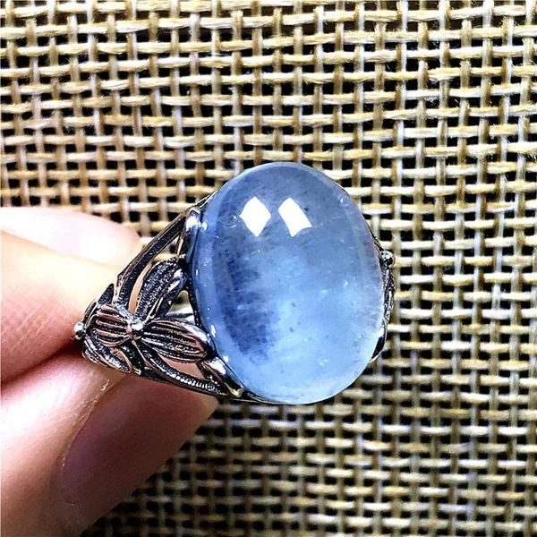 cluster rings genuine natural ocean blue aquamarine beads ring for woman man 13x11mm oval crystal stone silver adjustable jewelry, Golden;silver
cluster rings genuine natural ocean blue aquamarine beads ring for woman man 13x11mm oval crystal stone silver adjustable jewelry, Golden;silver