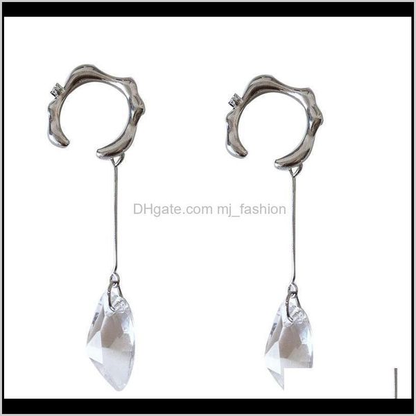 clip-on & screw back jewelryearrings designer fashion temperament long-style tassels crystal clip for no ear hole women gifts ea, Silver 
clip-on & screw back jewelryearrings designer fashion temperament long-style tassels crystal clip for no ear hole women gifts ea, Silver
