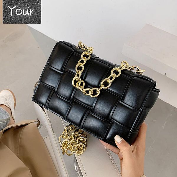 evening bags luxury women's shoulder weave leather flap bag for women 2021 brand designer handbags thick chain crossbody female
evening bags luxury women's shoulder weave leather flap bag for women 2021 brand designer handbags thick chain crossbody female