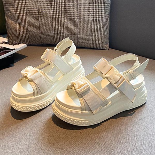 dress shoes white leather flat platform sandals summer wedge girl's fashion buckle strap open toe beach, Black
dress shoes white leather flat platform sandals summer wedge girl's fashion buckle strap open toe beach, Black