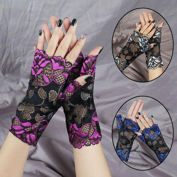 five fingers gloves 2pcs women' fashion acrylic knitted half-finger thin elegant lace dew half-scar covering tattoo s78, Blue;gray
five fingers gloves 2pcs women' fashion acrylic knitted half-finger thin elegant lace dew half-scar covering tattoo s78, Blue;gray
