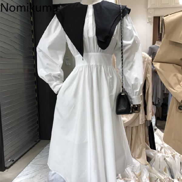 nomikuma korean hit color turn-down collar dresses spring new slim waist women dress femme elegant vestido de mujer 6f525 210427, Black;gray
nomikuma korean hit color turn-down collar dresses spring new slim waist women dress femme elegant vestido de mujer 6f525 210427, Black;gray