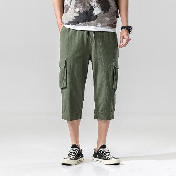 cotton 3/4 men tactical pants solid summer casual combat cargo 2021 elastic waist safari style men's, Black
cotton 3/4 men tactical pants solid summer casual combat cargo 2021 elastic waist safari style men's, Black