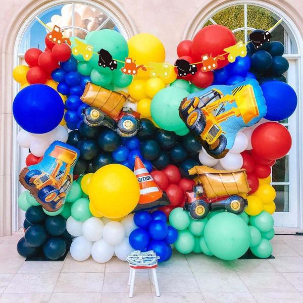 1set construction tractor balloon excavator balloons truck vehicle banners baby shower for boys birthday party supplies decoration
1set construction tractor balloon excavator balloons truck vehicle banners baby shower for boys birthday party supplies decoration