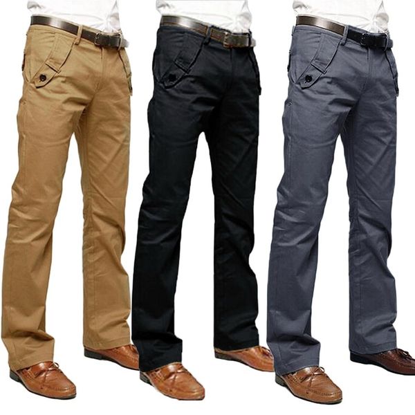 men sweatshirts jogging pants men casual pants men casual solid color pockets cotton long straight pants slim button trousers, White
men sweatshirts jogging pants men casual pants men casual solid color pockets cotton long straight pants slim button trousers, White