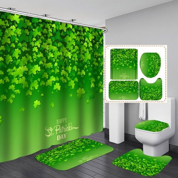 shower curtains green clover grass 3d curtain simple design no slip rug mat lid toilet cover bathroom waterproof polyester 4pcs
shower curtains green clover grass 3d curtain simple design no slip rug mat lid toilet cover bathroom waterproof polyester 4pcs