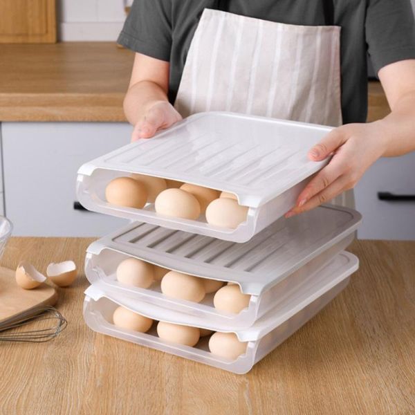 storage bottles & jars kitchen stacked auto scrolling egg holder box rack container portable transparent household with lid
storage bottles & jars kitchen stacked auto scrolling egg holder box rack container portable transparent household with lid