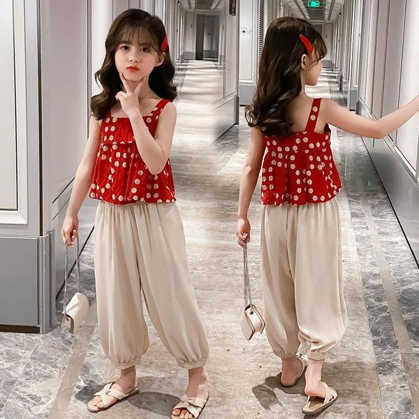 clothing sets girls clothes summer kids cute polka dot sling short style +pants 2pcs children suit baby girl outfits 4 5 8 10 12 year, White
clothing sets girls clothes summer kids cute polka dot sling short style +pants 2pcs children suit baby girl outfits 4 5 8 10 12 year, White
