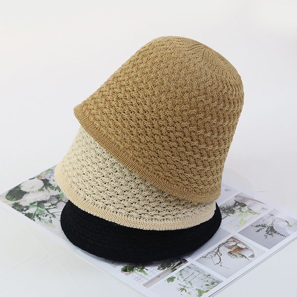 the hat shows face small sunshade hats female sunblock fisherman's cap versatile basin korean version tide hollow breathable knit bucke, Blue;gray
the hat shows face small sunshade hats female sunblock fisherman's cap versatile basin korean version tide hollow breathable knit bucke, Blue;gray