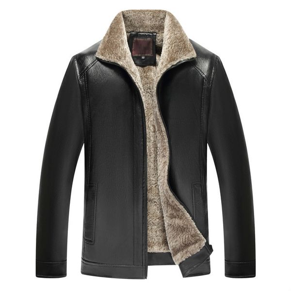 men's leather & faux autumn and winter new fur one pu clothing plus velvet thickening youth casual jacket coat male keww, Black
men's leather & faux autumn and winter new fur one pu clothing plus velvet thickening youth casual jacket coat male keww, Black