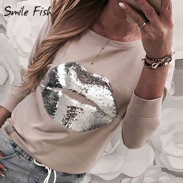 patchwork harajuku sequined lip women casual white tee shirt pullover 2020 femme long sleeve o-neck jumper streetwear g1113
patchwork harajuku sequined lip women casual white tee shirt pullover 2020 femme long sleeve o-neck jumper streetwear g1113
