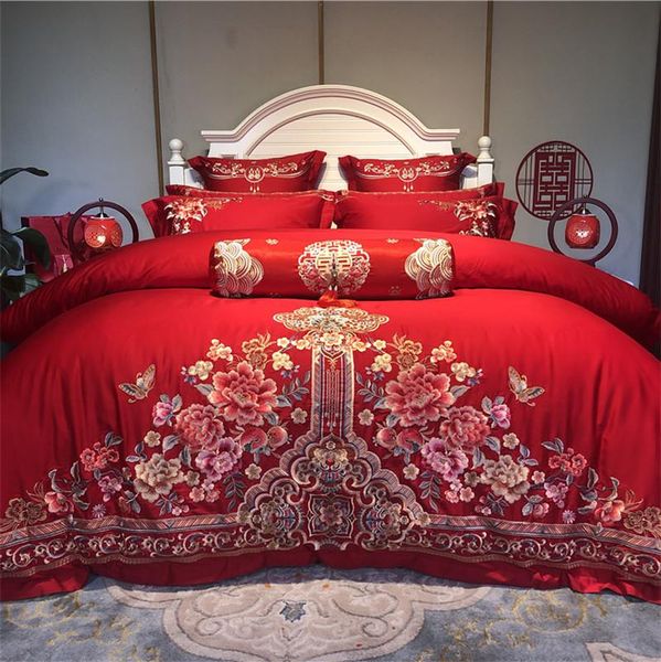 bedding sets luxury 4/6pcs egyptian cotton chinese style flowers embroidery cover sheet/linen set bed duvet red pillowcases wedding
bedding sets luxury 4/6pcs egyptian cotton chinese style flowers embroidery cover sheet/linen set bed duvet red pillowcases wedding