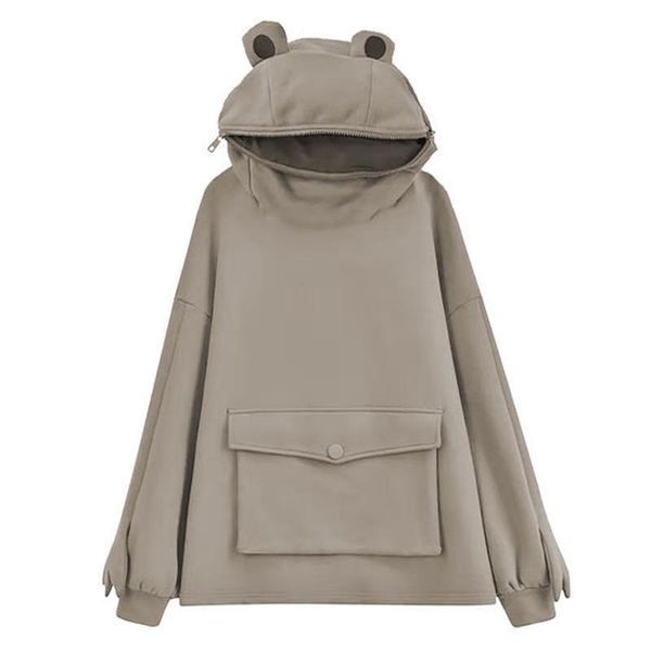 men's hoodies & sweatshirts harajuku women hoodie frog pullover winter sense hooded casual autumn embroidery loose doll decoration, Black
men's hoodies & sweatshirts harajuku women hoodie frog pullover winter sense hooded casual autumn embroidery loose doll decoration, Black