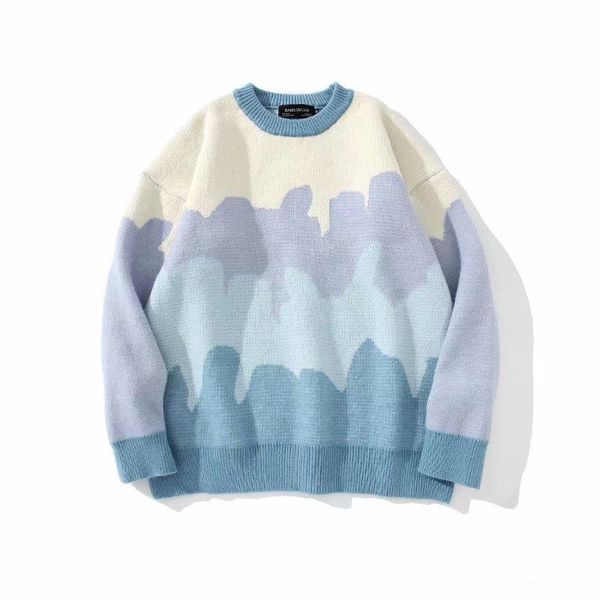 men's sweaters knitted sweater mens hip hop streetwear harajuku clouds pattern casual anime autumn winter cotton oversized pullover, White;black
men's sweaters knitted sweater mens hip hop streetwear harajuku clouds pattern casual anime autumn winter cotton oversized pullover, White;black