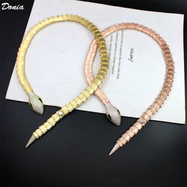 donia jewelry luxury necklace european and american fashion ferocious animal copper micro-inlaid zircon exaggerated designer gift, Silver
donia jewelry luxury necklace european and american fashion ferocious animal copper micro-inlaid zircon exaggerated designer gift, Silver