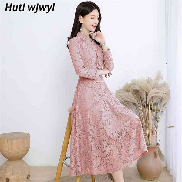 autumn winter plus size vintage lace black midi dress women bodycon pink maxi elegant party long sleeve vestidos 210528, Black;gray
autumn winter plus size vintage lace black midi dress women bodycon pink maxi elegant party long sleeve vestidos 210528, Black;gray
