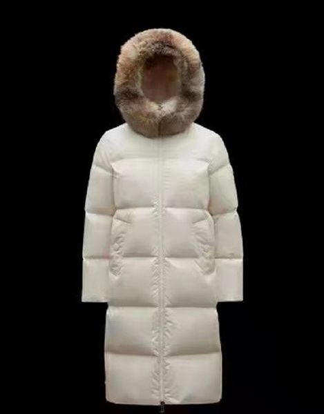 monclair luxury france women's down jackets designer brand maya fashion long super large fur collar loose thick warm jacket, Black
monclair luxury france women's down jackets designer brand maya fashion long super large fur collar loose thick warm jacket, Black