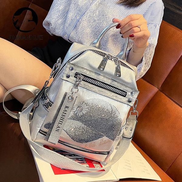 fashion rhinestone handbags lady large capacity school bag leather multifunction women dual-use backpacks wild shoulder bags backpack
fashion rhinestone handbags lady large capacity school bag leather multifunction women dual-use backpacks wild shoulder bags backpack