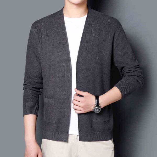 men's jackets 2021 spring and autumn thin men's knitted cardigan korean small coat youth fashion handsome sweater men, Black;brown
men's jackets 2021 spring and autumn thin men's knitted cardigan korean small coat youth fashion handsome sweater men, Black;brown