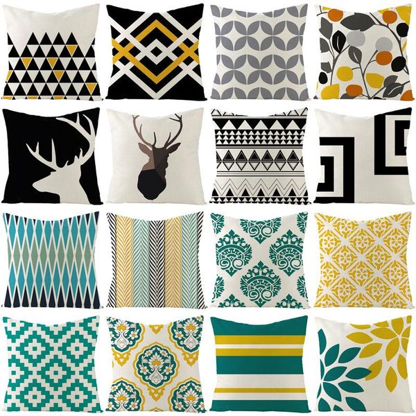 cushion/decorative pillow home modern decorative colorful throw covers geometric design linen cushion cover for couch sofa living room 18x18
cushion/decorative pillow home modern decorative colorful throw covers geometric design linen cushion cover for couch sofa living room 18x18
