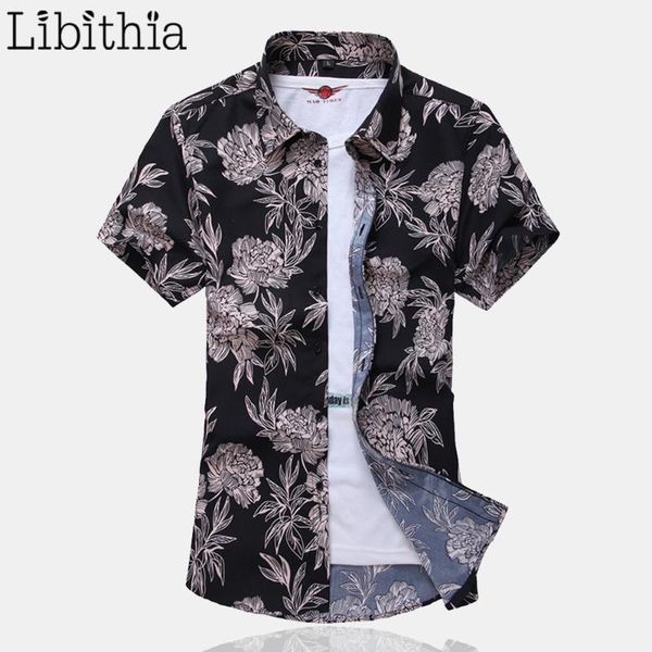 men's floral casual dress shirts black white short sleeve plus size 6xl 7xl turn-down collar summer button clothes male r107, White;black
men's floral casual dress shirts black white short sleeve plus size 6xl 7xl turn-down collar summer button clothes male r107, White;black