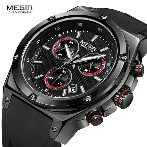 wristwatches megir sports quartz watches men black silicone army chronograph wrist watch man relogios masculino brand clock 2073g-bk-1, Slivery;brown
wristwatches megir sports quartz watches men black silicone army chronograph wrist watch man relogios masculino brand clock 2073g-bk-1, Slivery;brown