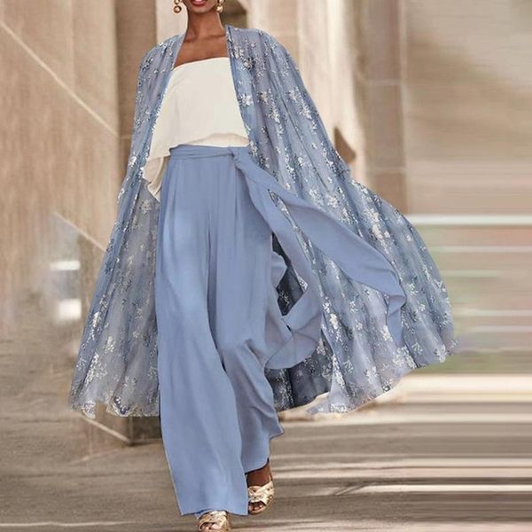 women's two piece pants women casual spring three pieces set elegant printed cardigan and wide leg suit fashion female long sleeve loos, White
women's two piece pants women casual spring three pieces set elegant printed cardigan and wide leg suit fashion female long sleeve loos, White