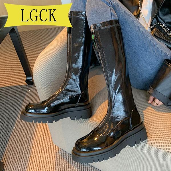 boots plus size 34-39 genuine leather ankle for women motorcycle platform thick heel winter shoes booties, Black
boots plus size 34-39 genuine leather ankle for women motorcycle platform thick heel winter shoes booties, Black