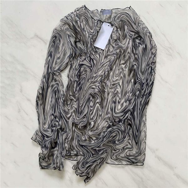 ladies lace shirts embroidery fashion women mesh long sleeve transparent shirt personality suit, White
ladies lace shirts embroidery fashion women mesh long sleeve transparent shirt personality suit, White