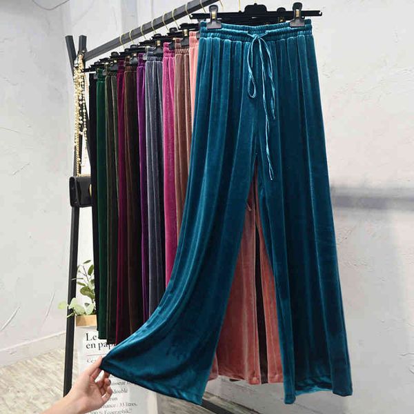 pant autumn veet wide leg full pants for women winter female leisure chic metallic pleuche long trousers pink blue, Black;white
pant autumn veet wide leg full pants for women winter female leisure chic metallic pleuche long trousers pink blue, Black;white