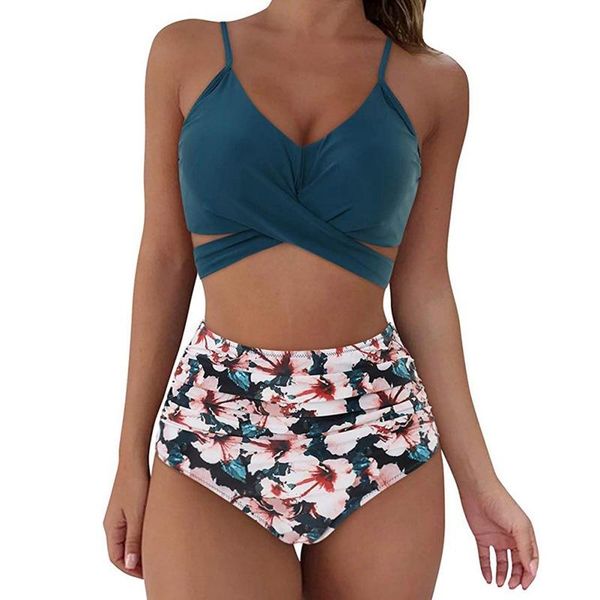 women's swimwear print bikini female swimsuit women thong push up bikinis set high waist swimming suits, White;black
women's swimwear print bikini female swimsuit women thong push up bikinis set high waist swimming suits, White;black