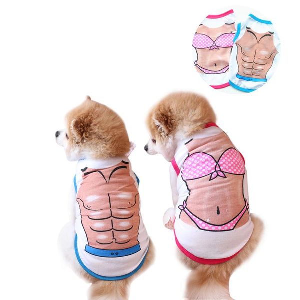 dog apparel pet clothes vest for small t-shirt bikini/muscle printing spring summer cotton funny white puppy vests clothing
dog apparel pet clothes vest for small t-shirt bikini/muscle printing spring summer cotton funny white puppy vests clothing