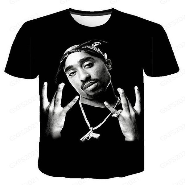 men's t-shirts 2021 summer fashion men women t shirt rapper 2pac 3d print hip hop shirts casual cool tshirt plus size 6xl, White;black 
men's t-shirts 2021 summer fashion men women t shirt rapper 2pac 3d print hip hop shirts casual cool tshirt plus size 6xl, White;black