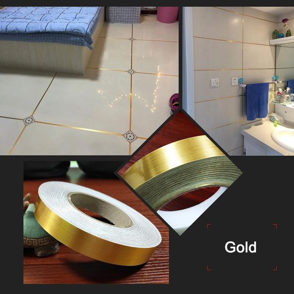 wall stickers ceramic tile mildewproof gap tape sealing waterproof foil strip silver golden rims c1
wall stickers ceramic tile mildewproof gap tape sealing waterproof foil strip silver golden rims c1