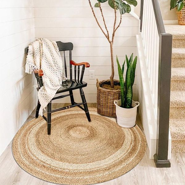 carpets jute japanese-style coffee table carpet cotton and linen round straw woven nordic household porch study balcony bedside
carpets jute japanese-style coffee table carpet cotton and linen round straw woven nordic household porch study balcony bedside