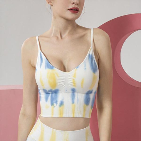 yoga outfit seamless back underwear vibration sports bra stripe printing tie dyed women padded u high stretch wireless contour
yoga outfit seamless back underwear vibration sports bra stripe printing tie dyed women padded u high stretch wireless contour
