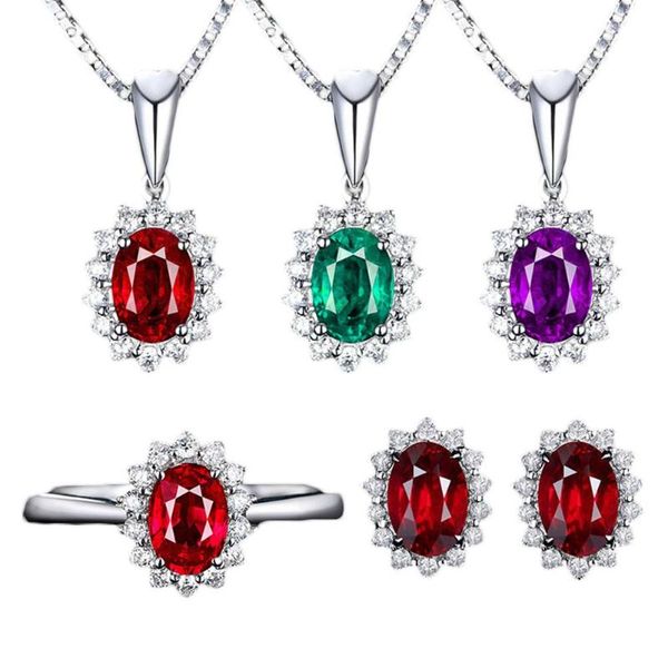 earrings & necklace women rhinestone inlaid oval pendant open ring jewelry set, Silver
earrings & necklace women rhinestone inlaid oval pendant open ring jewelry set, Silver