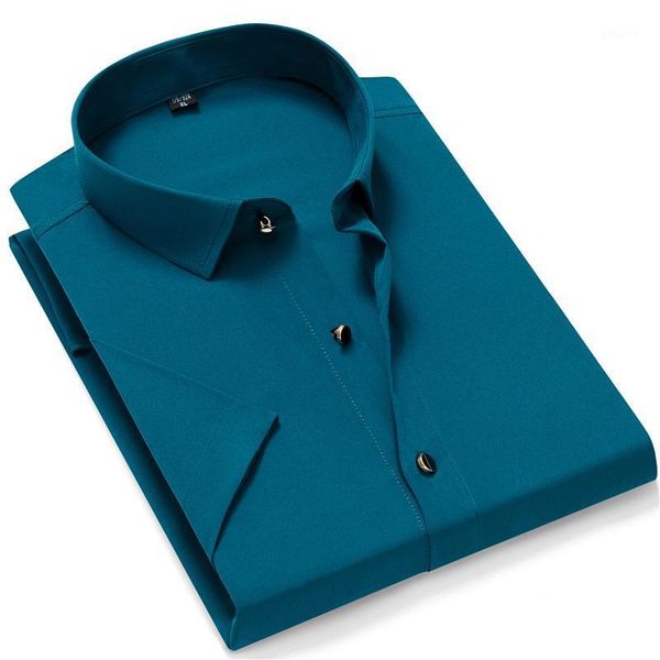 men summer short sleeve shirt simple solid color business multicolor plus size 100% cotton breathable formal men's casual, White;black
men summer short sleeve shirt simple solid color business multicolor plus size 100% cotton breathable formal men's casual, White;black