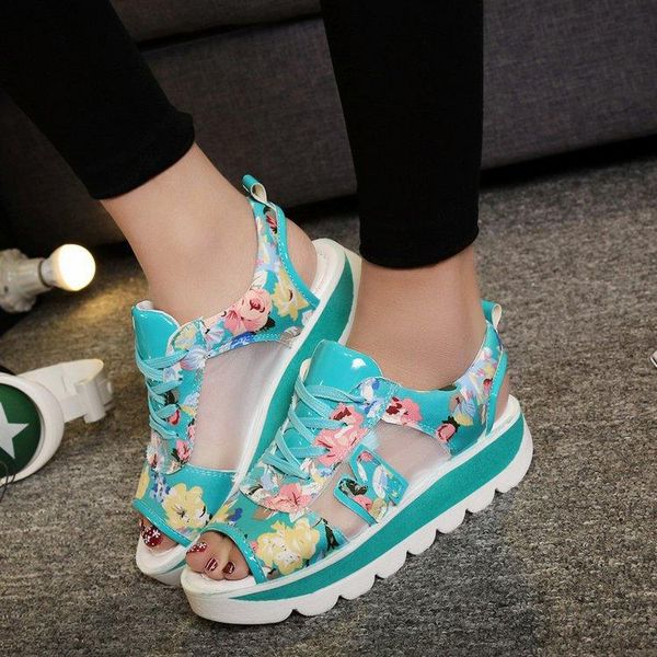 summer women platform sandals breathable mesh shoes for lace-up women's high heels open toe thick bottom flats, Black
summer women platform sandals breathable mesh shoes for lace-up women's high heels open toe thick bottom flats, Black