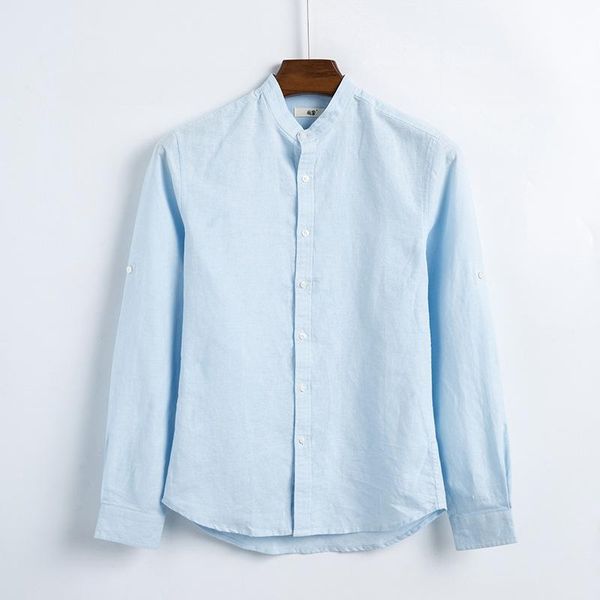spain brand long sleeve shirts men linen summer shirt solid fashion slim casual mens camisa chemise homme men's, White;black
spain brand long sleeve shirts men linen summer shirt solid fashion slim casual mens camisa chemise homme men's, White;black