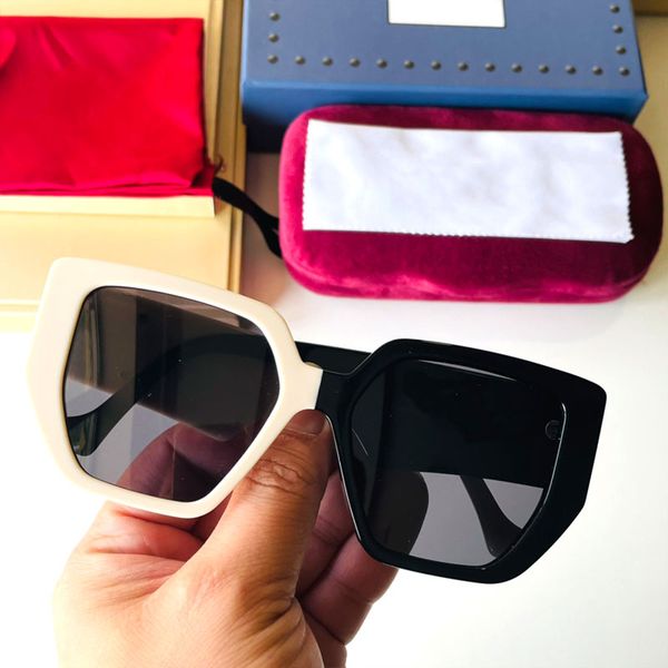 fashion design sunglasses 0956s cat-eye frame simple and versatile style uv 400 outdoor protective glasses, White;black
fashion design sunglasses 0956s cat-eye frame simple and versatile style uv 400 outdoor protective glasses, White;black