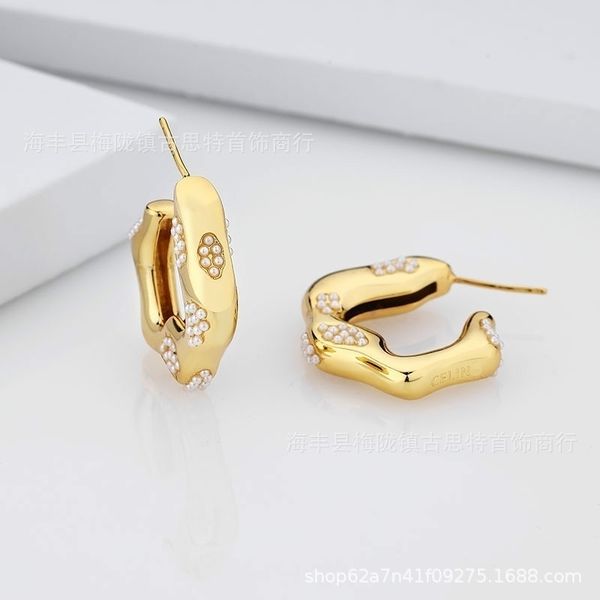 aaa designer jewelry onlineceli series irregular wavy earrings with pearl female contrast earrings, plating yds5, Silver
aaa designer jewelry onlineceli series irregular wavy earrings with pearl female contrast earrings, plating yds5, Silver