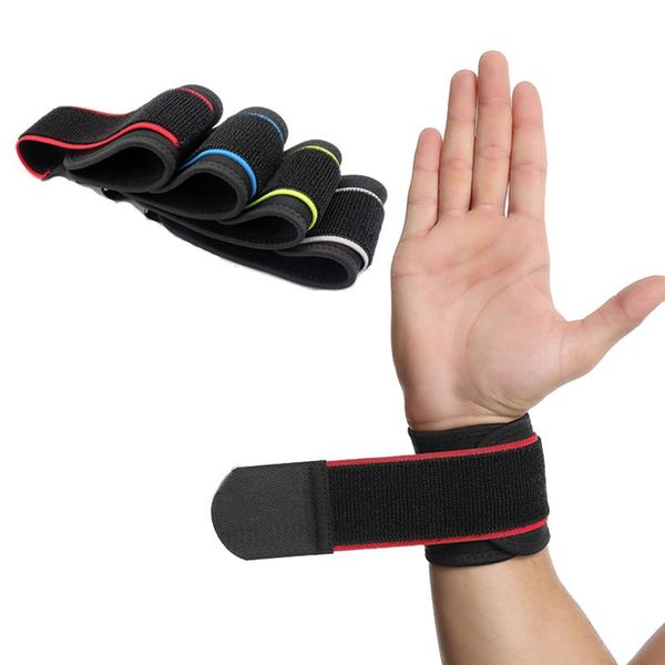 adjustable sports wrist brace wrap support band gym strap safety wristband protective hand bands, Black;red
adjustable sports wrist brace wrap support band gym strap safety wristband protective hand bands, Black;red