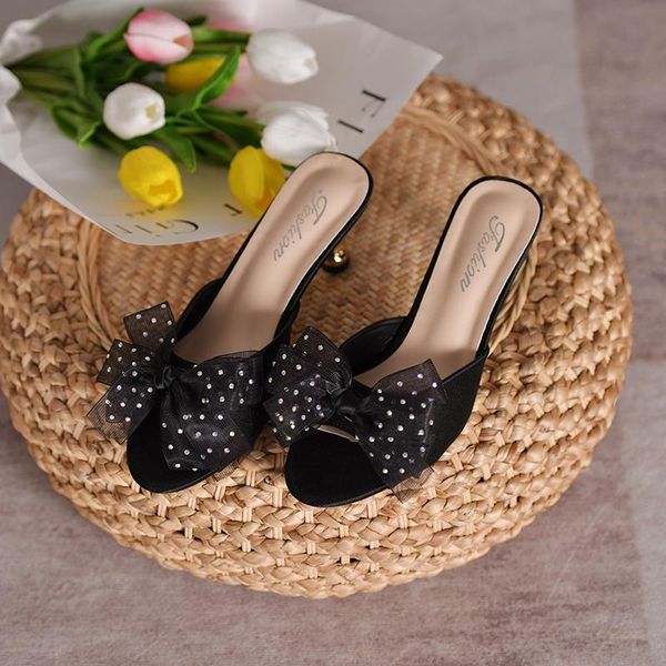 dress shoes ly arrived high heel slippers fish mouth sandals fashion woman sandalias summer for women fine, Black
dress shoes ly arrived high heel slippers fish mouth sandals fashion woman sandalias summer for women fine, Black