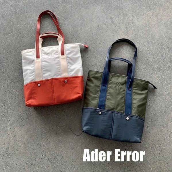 duffel bags men women 1:1 quality adererror travel tote z-blue canvas bag patchwork letter embroidery ader error handbag
duffel bags men women 1:1 quality adererror travel tote z-blue canvas bag patchwork letter embroidery ader error handbag